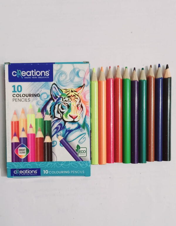CREATIONS 10 COLOURING PENCILS